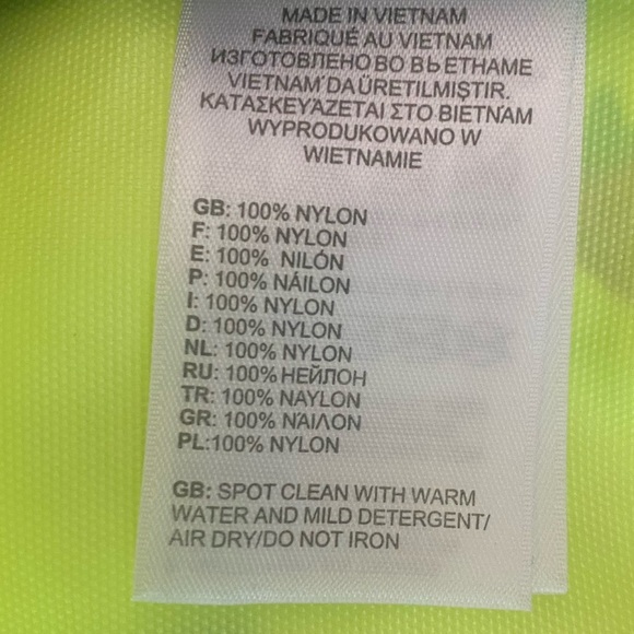 The North Face Neon Green and Black Tote with Pink Handles‎ - Picture 5 of 5